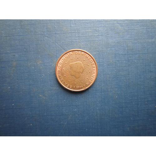 Монета 1 євроцент Нідерланди 2004