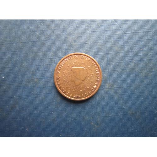 Монета 1 євроцент Нідерланди 2013