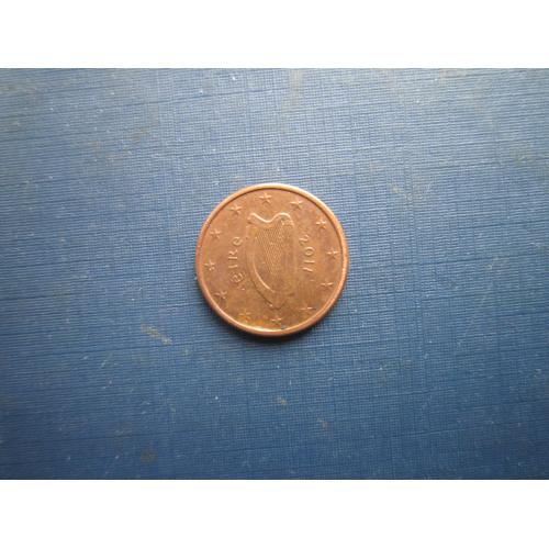 Монета 1 євроцент Ірландія 2011