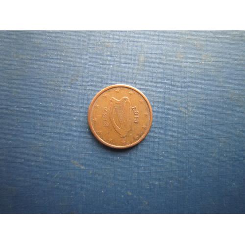 Монета 1 євроцент Ірландія 2013