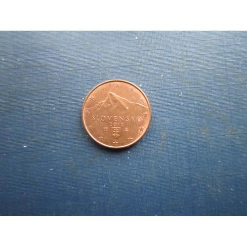 Монета 1 євроцент Словаччина 2010