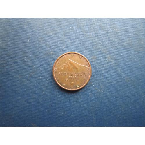 Монета 1 євроцент Словаччина 2016