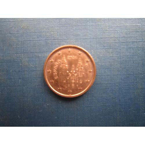 Монета 1 євроцент Іспанія 2024