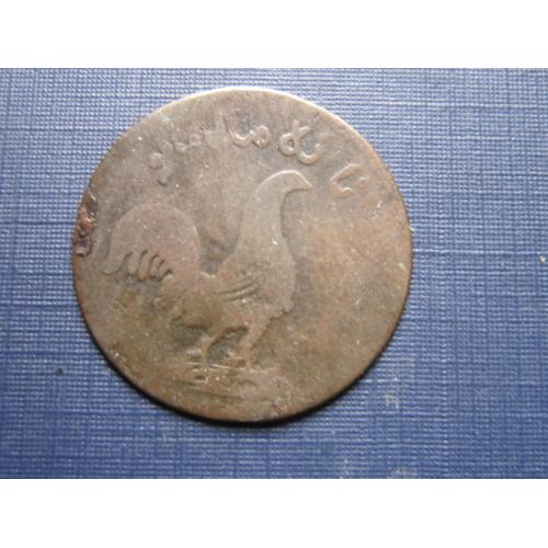 Монета 1 кепинг Малакка Британская Малайя 1831 (1247) фауна петух