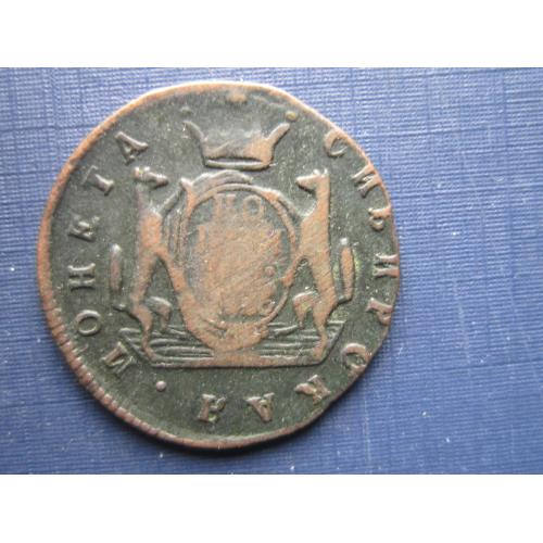 Монета 1 копейка Россия Российская империя 1776 КМ Сибирская монета неплохая