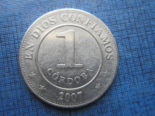 Монета 1 кордоба Никарагуа 2007