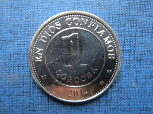 Монета 1 кордоба Никарагуа 2014 состояние