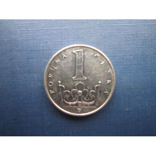 Монета 1 крона Чехия 2003