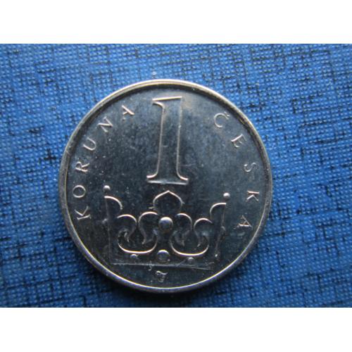 Монета 1 крона Чехия 2019