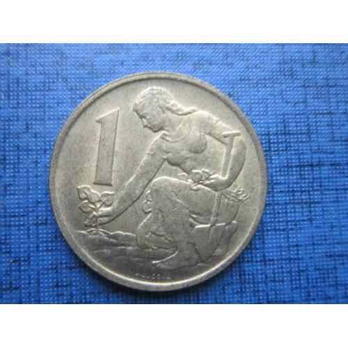 Монета 1 крона Чехословакия ЧССР 1969