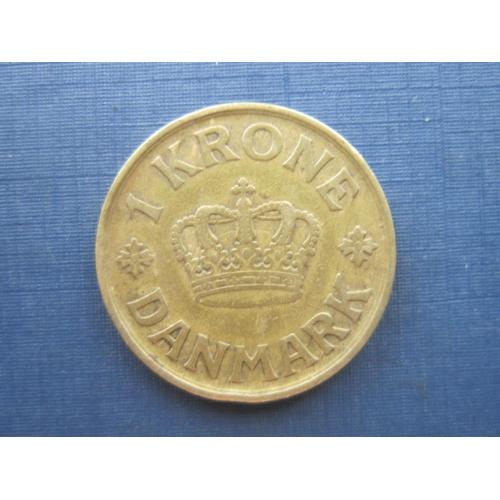 Монета 1 крона Дания 1925