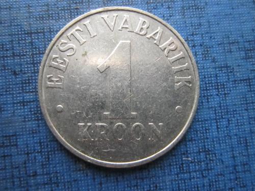 Монета 1 крона Эстония 1995