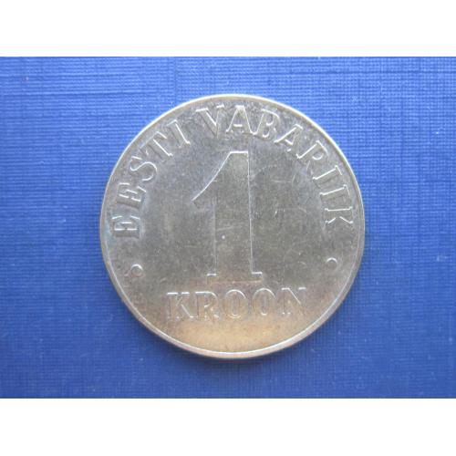 Монета 1 крона Эстония 1998