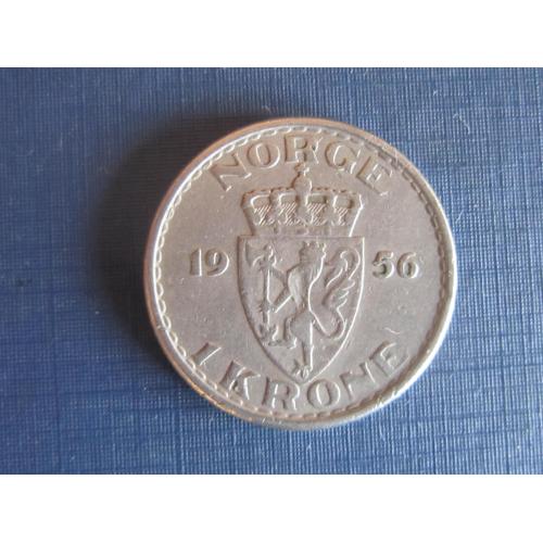 Монета 1 крона Норвегия 1956