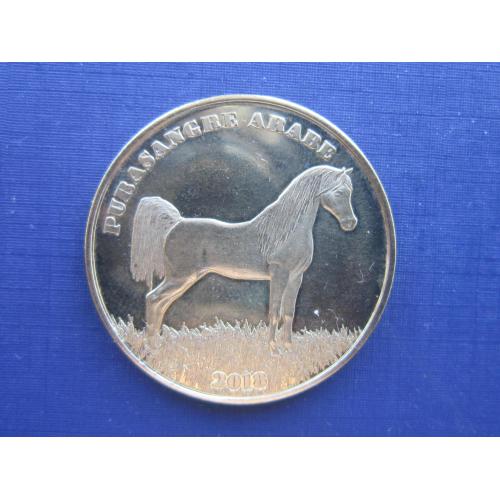 Монета 1 крона Остров Сен-Дени Реюньон 2018 фауна лошадь конь
