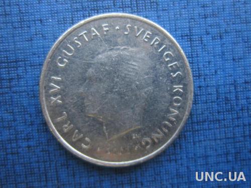монета 1 крона Швеция 2002
