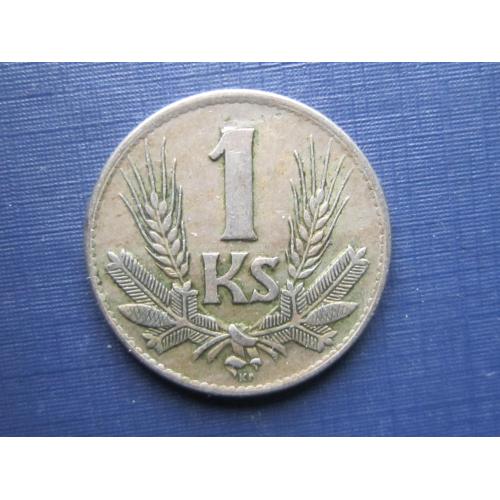Монета 1 крона Словакия 1942