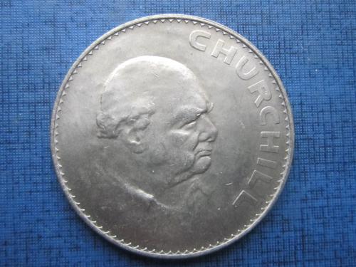 Монета 1 крона Великобритания 1965 Уинстон Черчиль