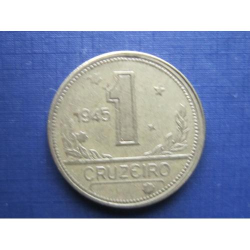 Монета 1 крузейро Бразилия 1945
