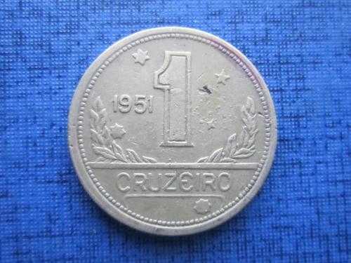 Монета 1 крузейро Бразилия 1951
