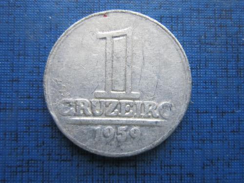 Монета 1 крузейро Бразилия 1959