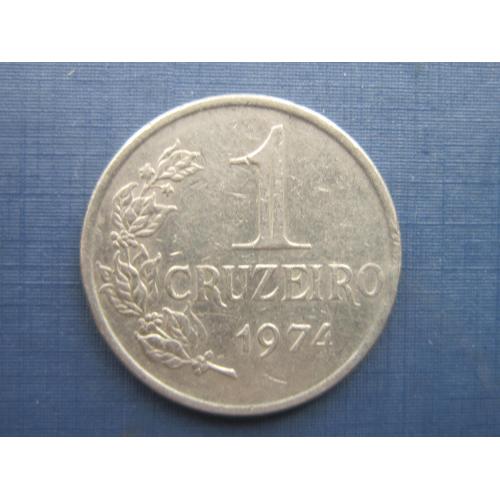 Монета 1 крузейро Бразилия 1974