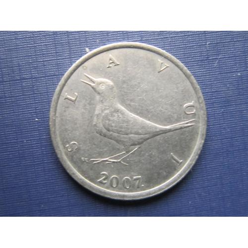 Монета 1 куна Хорватия 2007 фауна птица