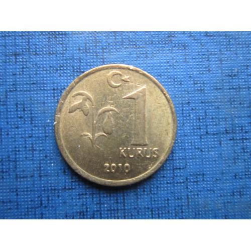 Монета 1 куруш Турция 2010