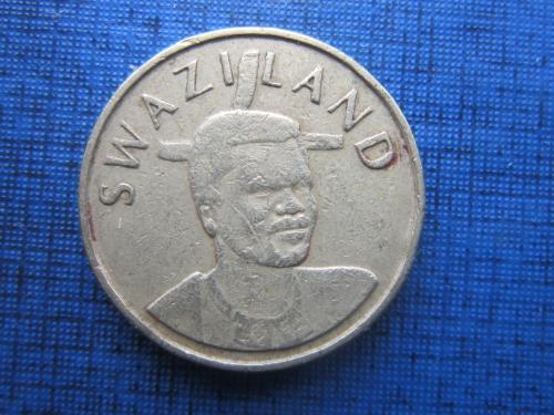 монета 1 лилангени Свазиленд 2002