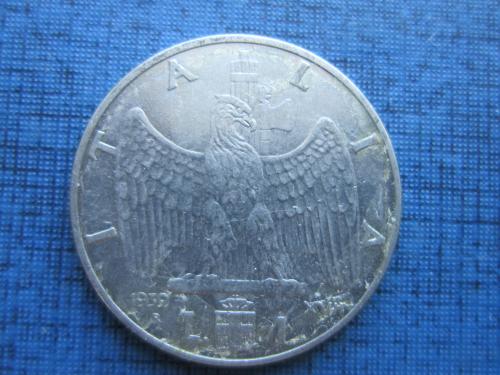 Монета 1 лира Италия 1939 магнитная