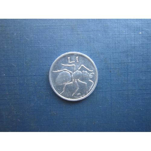 Монета 1 ліра Сан-Маріно 1974 фауна мураха