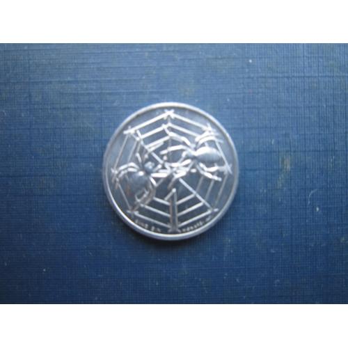 Монета 1 ліра Сан-Маріно 1975 кохання у тварин фауна павуки