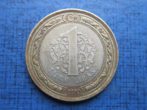 Монета 1 лира Турция 2013