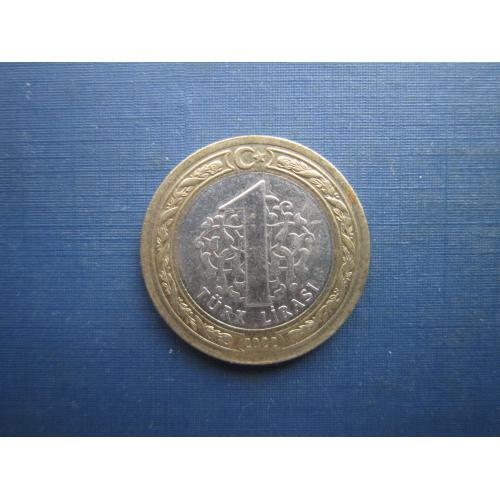 Монета 1 ліра Туреччина 2022