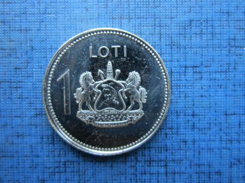 Монета 1 лоти Лесото 2016 состояние