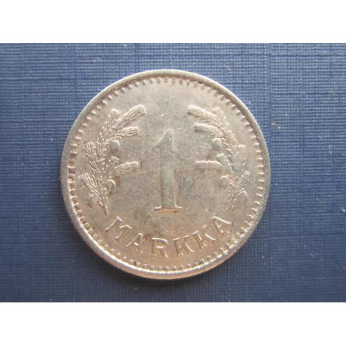 Монета 1 марка Финляндия 1938