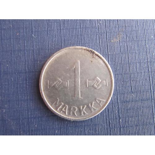 Монета 1 марка Финляндия 1954 железо маленькая