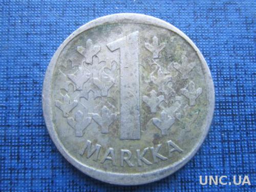 монета 1 марка Финляндия 1982
