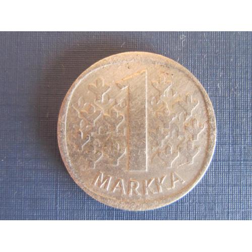 Монета 1 марка Финляндия 1987 М
