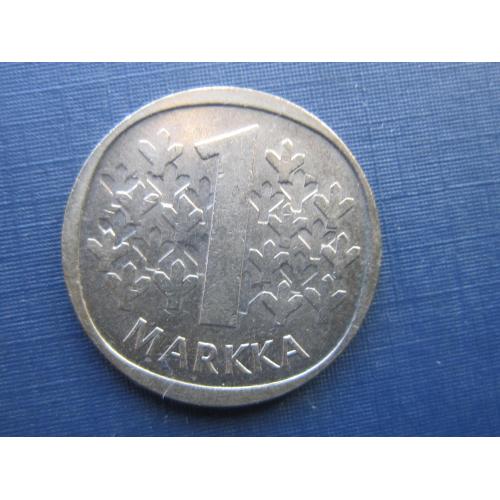 Монета 1 марка Финляндия 1988