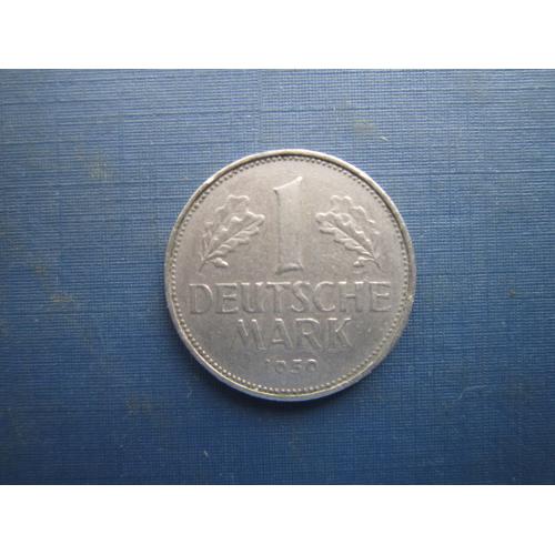 Монета 1 марка Германия ФРГ 1959 D
