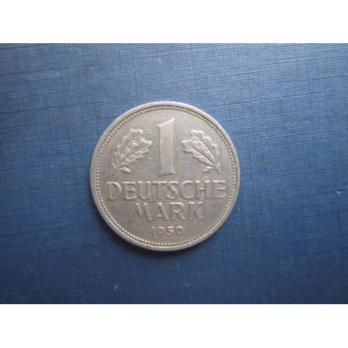 Монета 1 марка Німеччина ФРН 1950 F