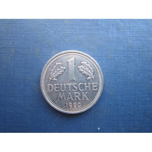 Монета 1 марка Німеччина ФРН 1990 А