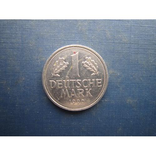 Монета 1 марка Німеччина ФРН 1990 D