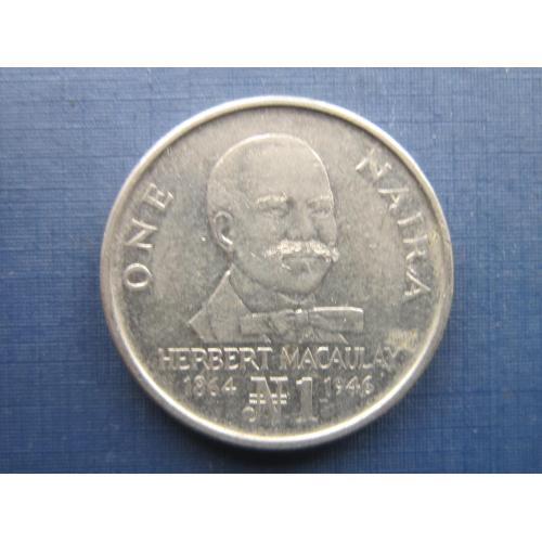Монета 1 найра Нигерия 1991