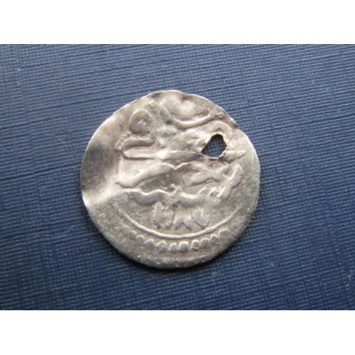 Монета 1 пара Турция 1774 (1187) султан Абдул-Хамид I серебро с отверстием дукач
