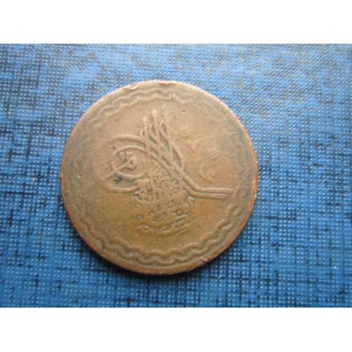 Монета 1 пай Индия Хайдарабад 1920-1935 Усман Али Кхан нечастая