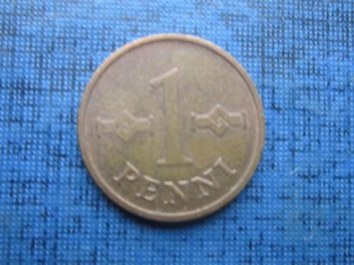 Монета 1 пенни Финляндия 1967