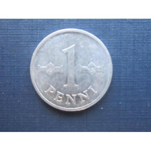 Монета 1 пенни Финляндия 1969