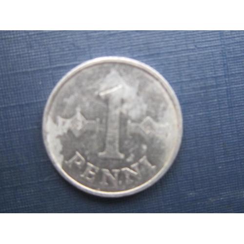 Монета 1 пенни Финляндия 1972